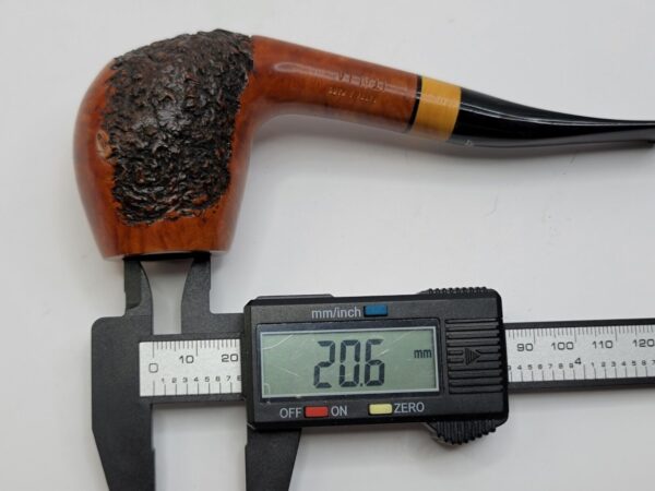 Aldo Velani Firmata Rustico Partially Rusticated Estate Briar Tobacco Pipe [SOLD OUT] - Image 19