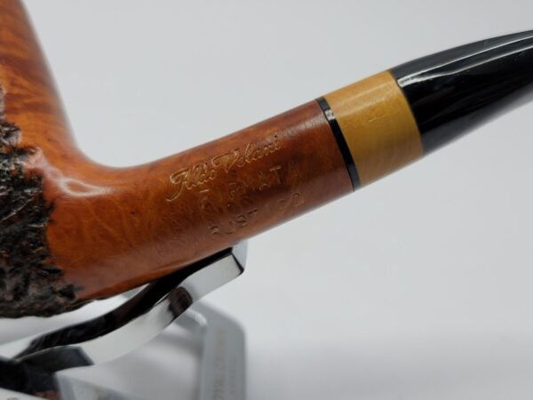 Aldo Velani Firmata Rustico Partially Rusticated Estate Briar Tobacco Pipe [SOLD OUT] - Image 6