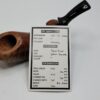 Bennie Joe Pipes Large Plateau Grain Freehand Briar Tobacco Pipe, Ebonite [SOLD OUT] - Image 18