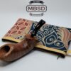 Bennie Joe Pipes Large Plateau Grain Freehand Briar Tobacco Pipe, Ebonite [SOLD OUT] - Image 3