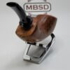 Bennie Joe Pipes Large Plateau Grain Freehand Briar Tobacco Pipe, Ebonite [SOLD OUT] - Image 9