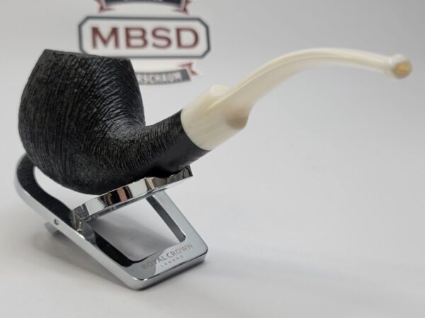 BriarWorks Classic C91 Black Rusticated Estate Briar Tobacco Pipe, USA [SOLD OUT] - Image 11