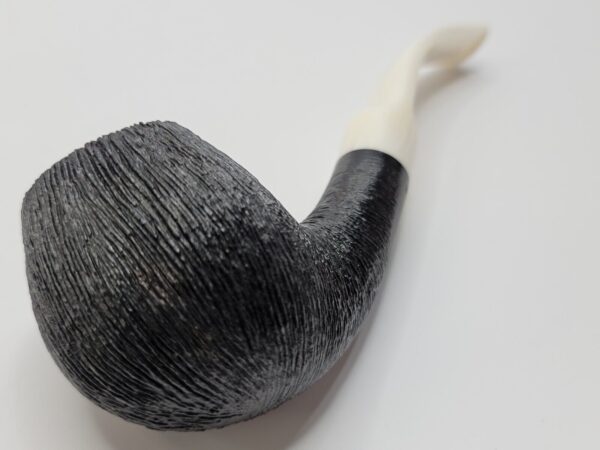 BriarWorks Classic C91 Black Rusticated Estate Briar Tobacco Pipe, USA [SOLD OUT] - Image 12