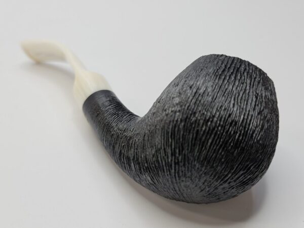 BriarWorks Classic C91 Black Rusticated Estate Briar Tobacco Pipe, USA [SOLD OUT] - Image 13