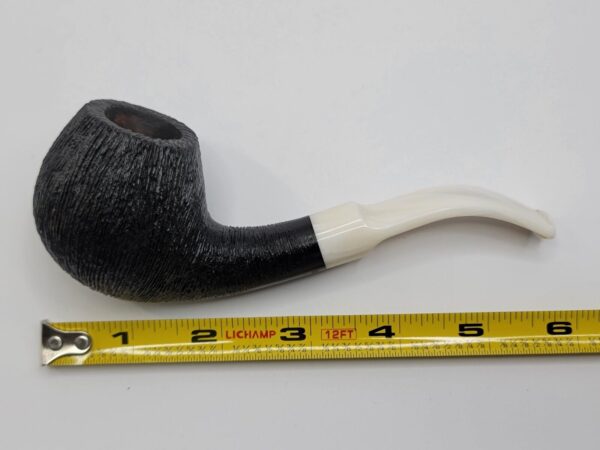 BriarWorks Classic C91 Black Rusticated Estate Briar Tobacco Pipe, USA [SOLD OUT] - Image 15