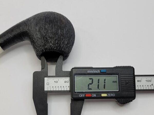 BriarWorks Classic C91 Black Rusticated Estate Briar Tobacco Pipe, USA [SOLD OUT] - Image 16