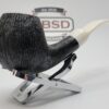 BriarWorks Classic C91 Black Rusticated Estate Briar Tobacco Pipe, USA [SOLD OUT] - Image 4