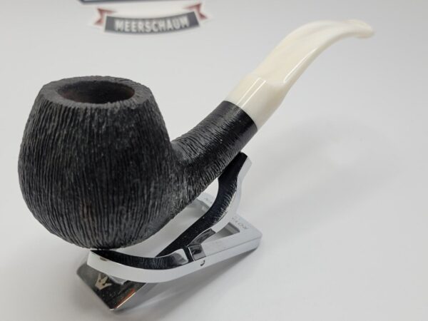 BriarWorks Classic C91 Black Rusticated Estate Briar Tobacco Pipe, USA [SOLD OUT] - Image 5