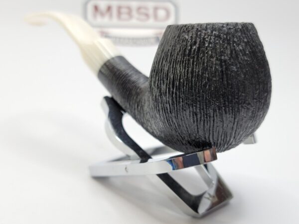 BriarWorks Classic C91 Black Rusticated Estate Briar Tobacco Pipe, USA [SOLD OUT] - Image 8