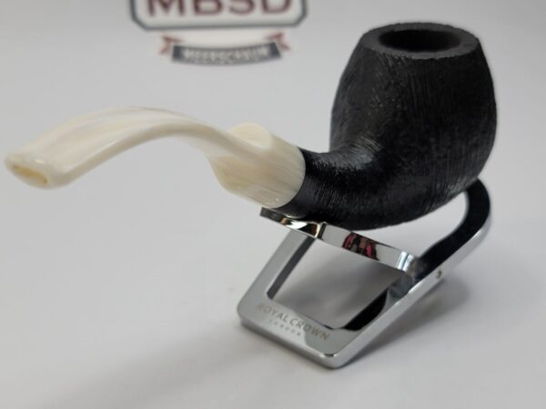BriarWorks Classic C91 Black Rusticated Estate Briar Tobacco Pipe, USA [SOLD OUT] - Image 10