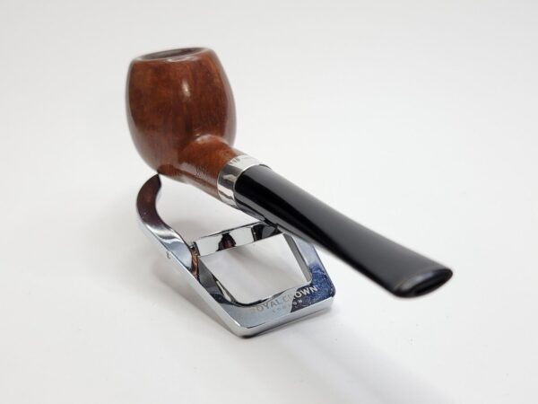 Dr Plumb Flat Grip 347 Straight Apple Estate Briar Tobacco Pipe, London [SOLD OUT] - Image 5