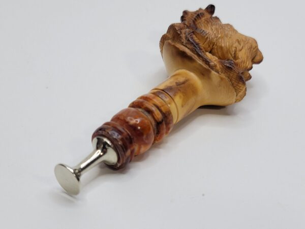Hand Carved Block Meerschaum Tobacco Smoking Pipe Tamper, Of Bear [SOLD OUT] - Image 7