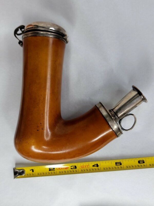 Large, Beautifully Colored Antique 1800s Block Meerschaum Tobacco Pipe Bowl [SOLD OUT] - Image 13