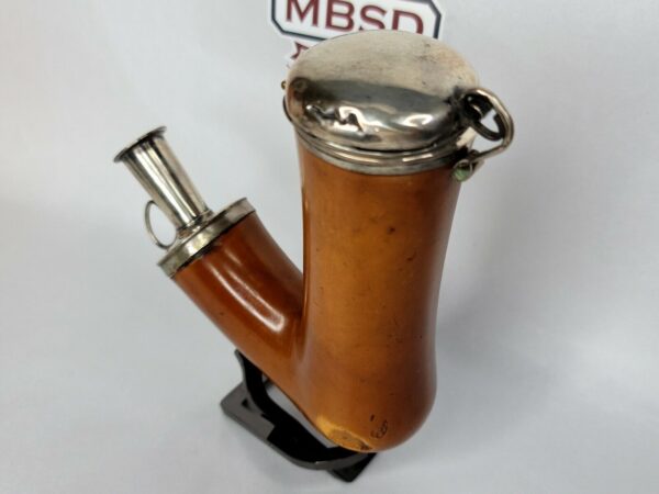 Large, Beautifully Colored Antique 1800s Block Meerschaum Tobacco Pipe Bowl [SOLD OUT] - Image 3