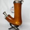 Large, Beautifully Colored Antique 1800s Block Meerschaum Tobacco Pipe Bowl [SOLD OUT] - Image 4
