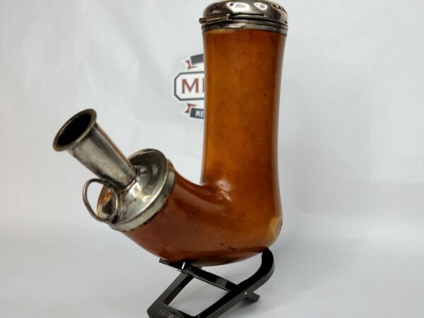 Large, Beautifully Colored Antique 1800s Block Meerschaum Tobacco Pipe Bowl [SOLD OUT] - Image 5