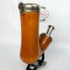 Large, Beautifully Colored Antique 1800s Block Meerschaum Tobacco Pipe Bowl [SOLD OUT] - Image 9