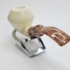 MBSD Meerschaum Bent Rhodesian Block Meerschaum Tobacco Pipe, 9mm Filter, Case [SOLD OUT] - Image 6