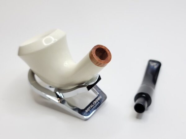 MBSD Meerschaum Deluxe Bent Calabash Block Meerschaum Tobacco Pipe, 9mm Filter [SOLD OUT] - Image 19