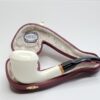 MBSD Meerschaum Deluxe Bent Calabash Block Meerschaum Tobacco Pipe, 9mm Filter [SOLD OUT] - Image 3