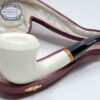 MBSD Meerschaum Deluxe Bent Calabash Block Meerschaum Tobacco Pipe, 9mm Filter [SOLD OUT] - Image 4