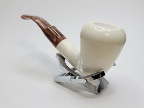 MBSD Meerschaum Deluxe Calabash Block Meerschaum Tobacco Pipe, 9mm [SOLD OUT] - Image 11