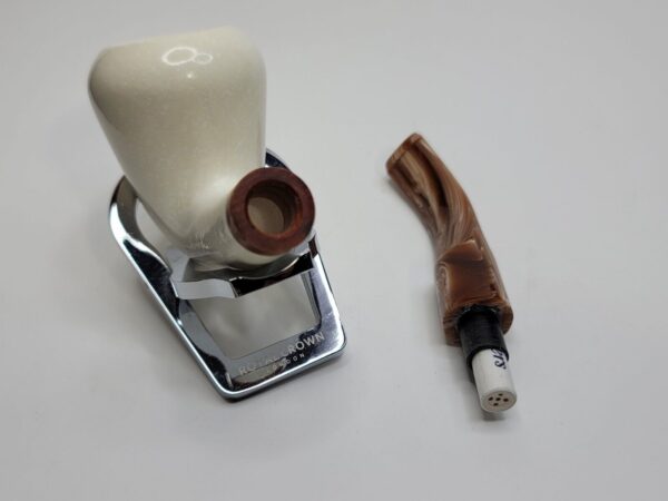 MBSD Meerschaum Deluxe Calabash Block Meerschaum Tobacco Pipe, 9mm [SOLD OUT] - Image 17