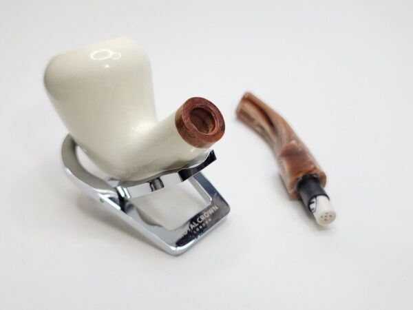 MBSD Meerschaum Deluxe Calabash Block Meerschaum Tobacco Pipe, 9mm [SOLD OUT] - Image 18