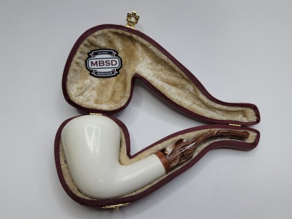 MBSD Meerschaum Deluxe Calabash Block Meerschaum Tobacco Pipe, 9mm [SOLD OUT] - Image 5