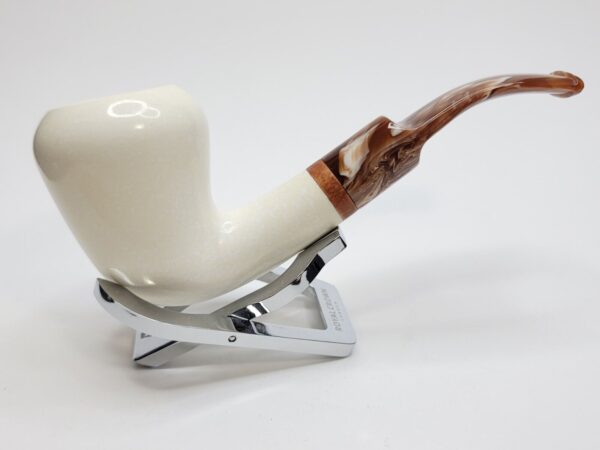 MBSD Meerschaum Deluxe Calabash Block Meerschaum Tobacco Pipe, 9mm [SOLD OUT] - Image 7