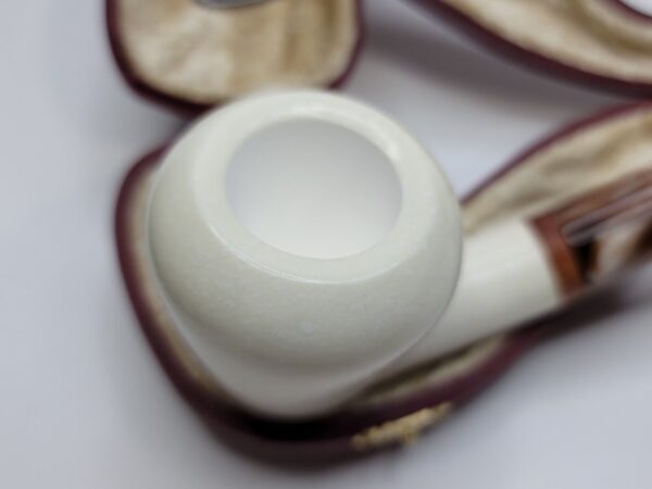 MBSD Meerschaum Deluxe Calabash Block Meerschaum Tobacco Pipe, 9mm [SOLD OUT] - Image 8