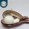 MBSD Meerschaum Deluxe Squat Tomato Block Meerschaum Tobacco Pipe, 9mm Filter [SOLD OUT]