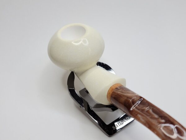 MBSD Meerschaum Deluxe Squat Tomato Block Meerschaum Tobacco Pipe, 9mm Filter [SOLD OUT] - Image 14