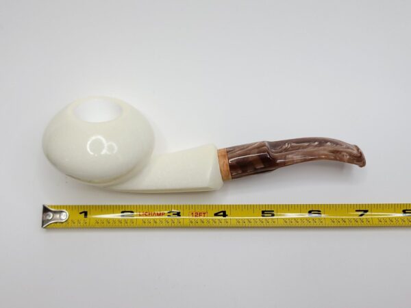 MBSD Meerschaum Deluxe Squat Tomato Block Meerschaum Tobacco Pipe, 9mm Filter [SOLD OUT] - Image 17
