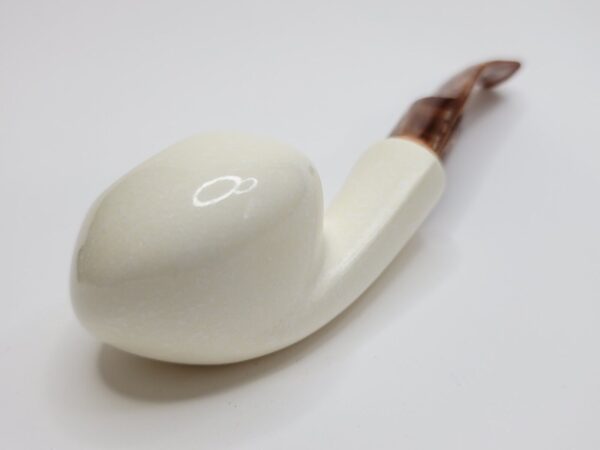 MBSD Meerschaum Deluxe Squat Tomato Block Meerschaum Tobacco Pipe, 9mm Filter [SOLD OUT] - Image 19