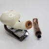 MBSD Meerschaum Deluxe Squat Tomato Block Meerschaum Tobacco Pipe, 9mm Filter [SOLD OUT] - Image 20