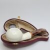 MBSD Meerschaum Deluxe Squat Tomato Block Meerschaum Tobacco Pipe, 9mm Filter [SOLD OUT] - Image 3