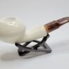 MBSD Meerschaum Deluxe Squat Tomato Block Meerschaum Tobacco Pipe, 9mm Filter [SOLD OUT] - Image 8