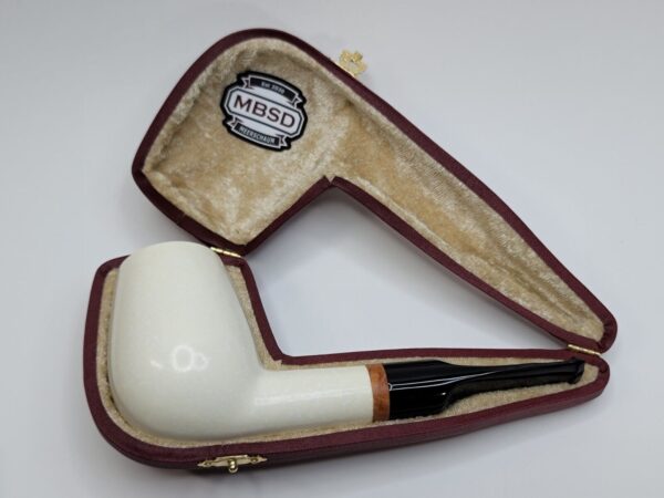 MBSD Meerschaum Lovat Block Meerschaum Tobacco Pipe, High Grade, 9mm Filter [SOLD OUT] - Image 5