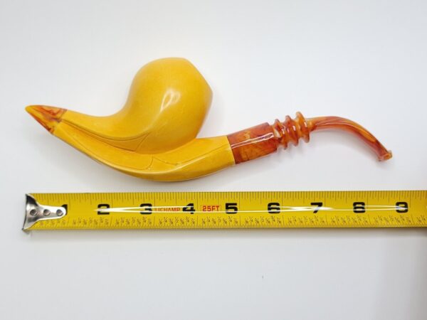 MBSD Meerschaum Masters Sadik Yanik Block Meerschaum Tobacco Pipe, 9mm Filter [SOLD OUT] - Image 13