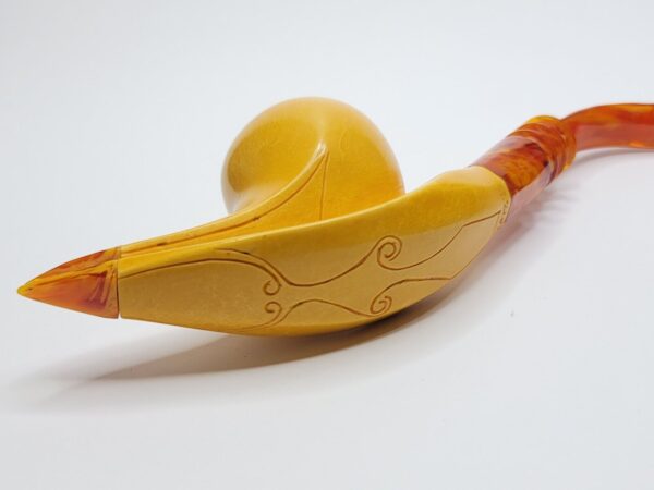 MBSD Meerschaum Masters Sadik Yanik Block Meerschaum Tobacco Pipe, 9mm Filter [SOLD OUT] - Image 15