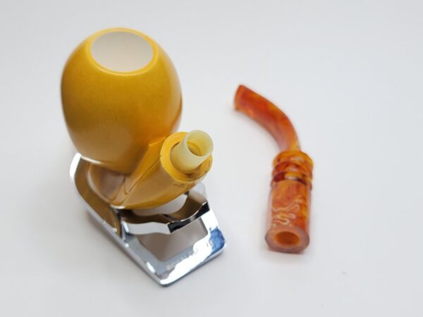 MBSD Meerschaum Masters Sadik Yanik Block Meerschaum Tobacco Pipe, 9mm Filter [SOLD OUT] - Image 16