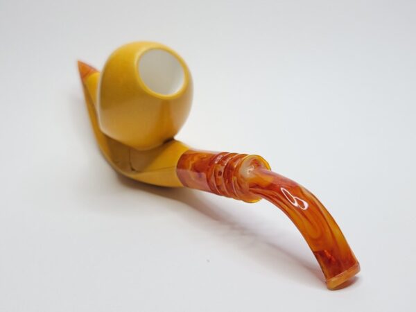 MBSD Meerschaum Masters Sadik Yanik Block Meerschaum Tobacco Pipe, 9mm Filter [SOLD OUT] - Image 6