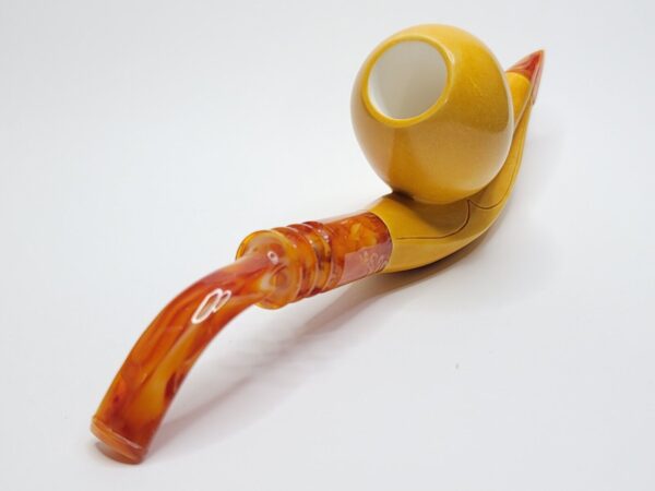 MBSD Meerschaum Masters Sadik Yanik Block Meerschaum Tobacco Pipe, 9mm Filter [SOLD OUT] - Image 10