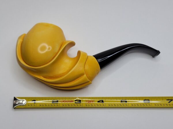 MBSD Meerschaum Masters Sadik Yanik Freehand Block Meerschaum Tobacco Pipe, 9mm [SOLD OUT] - Image 18
