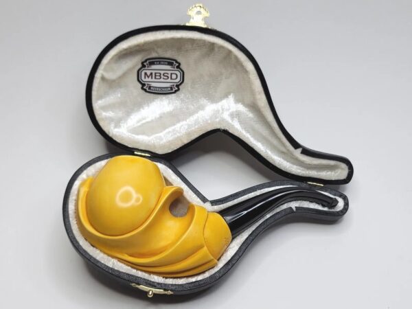MBSD Meerschaum Masters Sadik Yanik Freehand Block Meerschaum Tobacco Pipe, 9mm [SOLD OUT] - Image 6