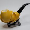 MBSD Meerschaum Masters Sadik Yanik Freehand Block Meerschaum Tobacco Pipe, 9mm [SOLD OUT] - Image 10