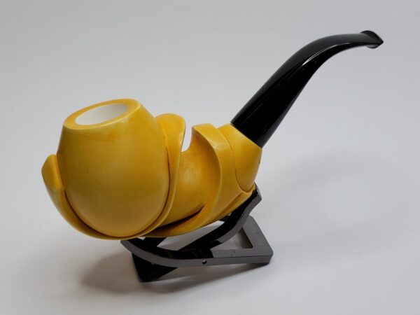 MBSD Meerschaum Masters Sadik Yanik Freehand Block Meerschaum Tobacco Pipe, 9mm [SOLD OUT] - Image 10