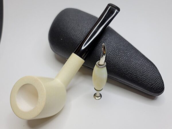 MBSD Meerschaum Masters Sadik Yanik Pot Block Meerschaum Tobacco Pipe, 9mm,... [SOLD OUT] - Image 7