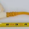 Medium Sized, Vintage Hand Carved Meerschaum Pipe Of Bearded Man, Lightly Smoked [SOLD OUT] - Image 11